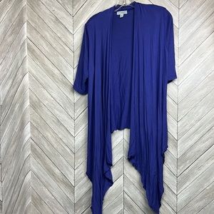 Wind River Cream knit cardigan Small Purple